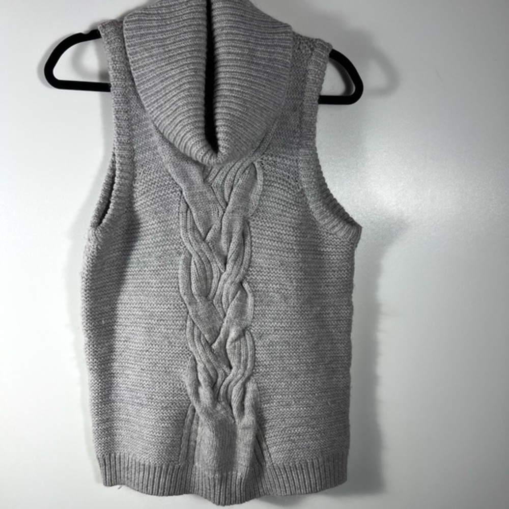 Intermix Cowl Neck Knit Sleeveless Sweater Sz Medium